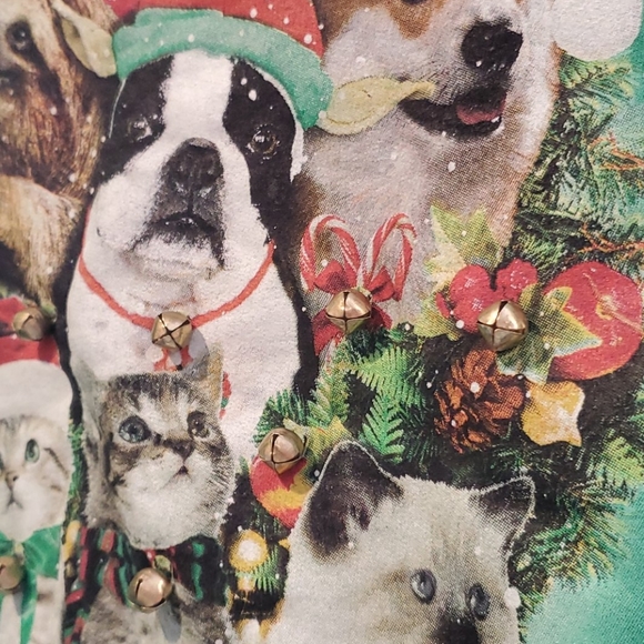 Animal Xmas sweatshirt with bells - Picture 3 of 6